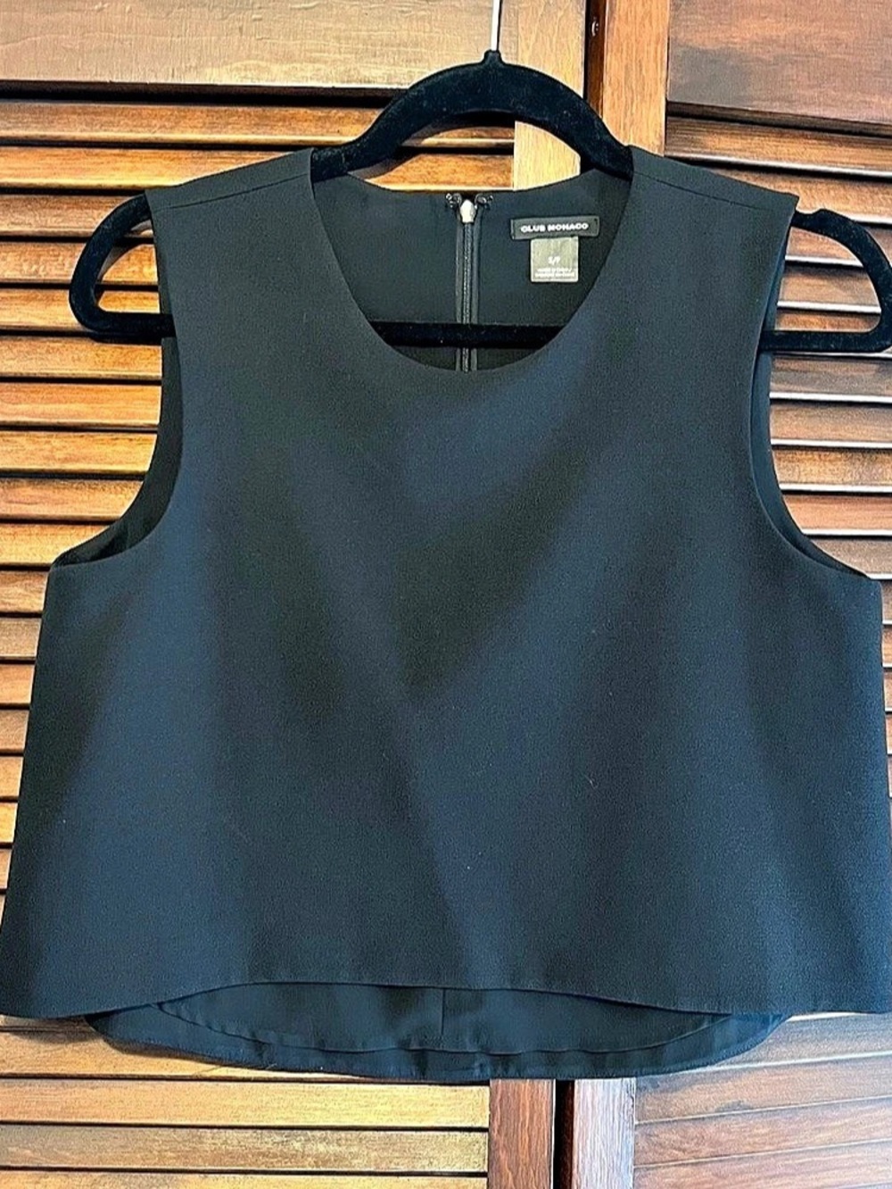 Club Monaco Black Sleeveless Tank Top Like New